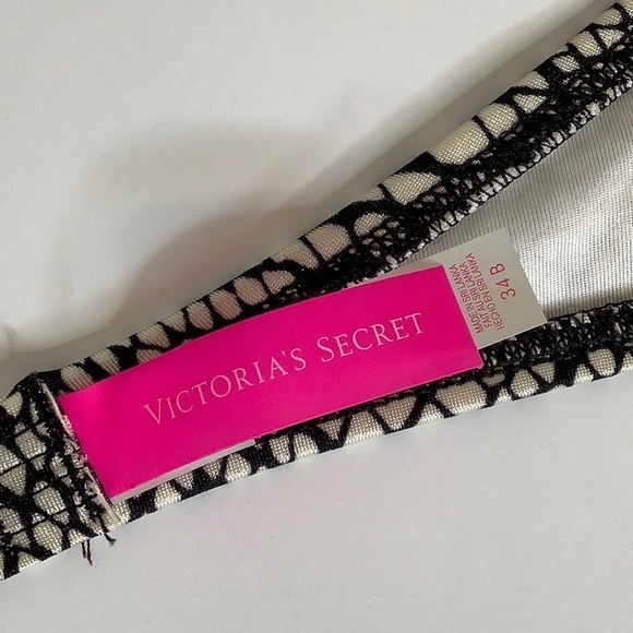 VS animal print push up bikini top SZ 34B EUC - Picture 6 of 13